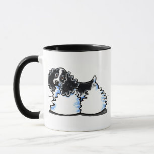 Black White Parti Cocker Spaniel Mug