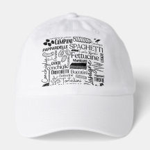 Black & White Pastas Truckers Hat 