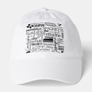 Black & White Pastas Truckers Hat