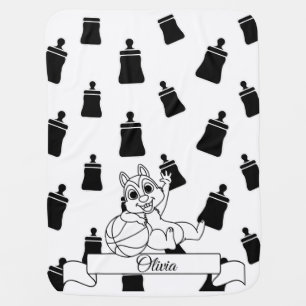 Black & White Pattern High Contrast  Baby Blanket