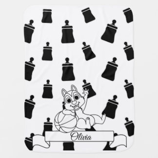 Black & White Pattern High Contrast  Baby Blanket