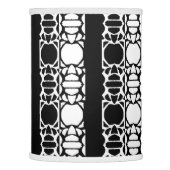 Black & white pattern lamp shade (Left)