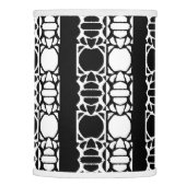 Black & white pattern lamp shade (Right)