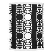 Black & white pattern lamp shade (Back)