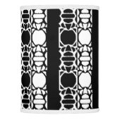 Black & white pattern lamp shade (Front)