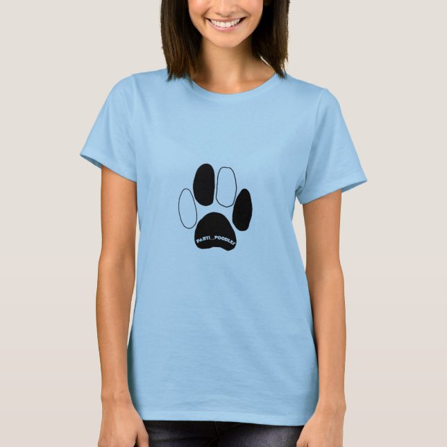 Black & White Paw T-Shirt (Front)