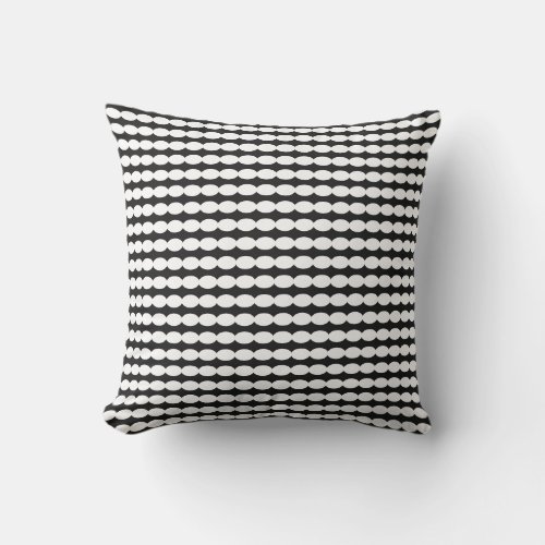 Black White Pearl Patterns Stylish Modern Custom Outdoor Pillow
