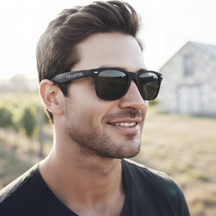 Black White Personalized Sunglasses Party Favors