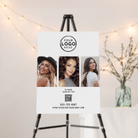 Black White Photo Logo Business Sign