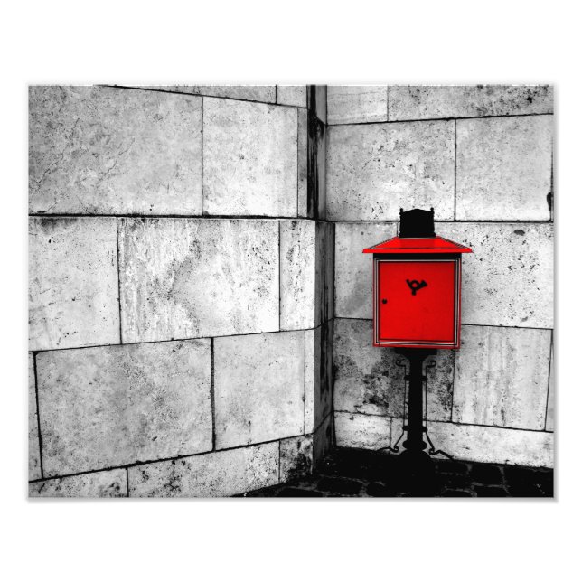 Black & white photo print (Front)