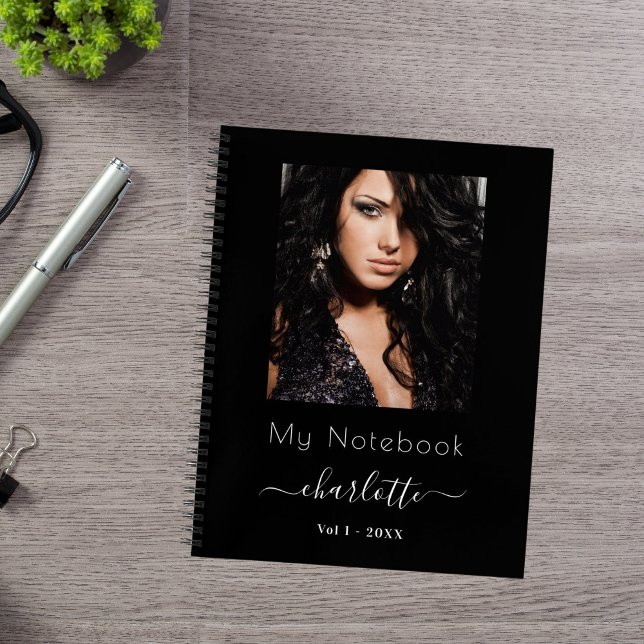 Black white photo script personal journal (Creator Uploaded)