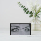 Black & White Photographer Business Card (Standing Front)