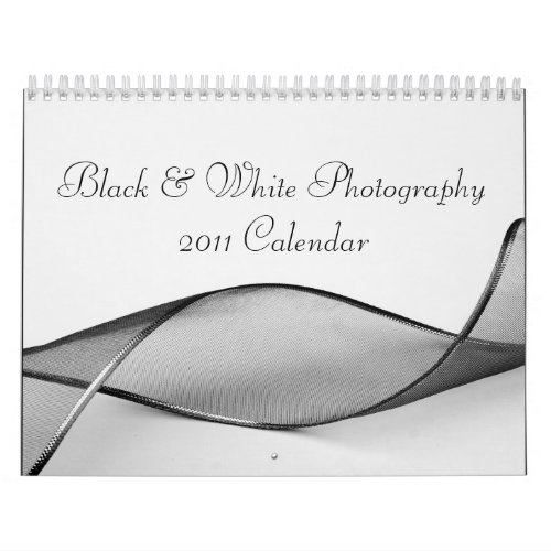 Black  White Photography 2011 Calendar