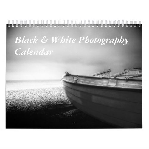 Black  White Photography Calendar