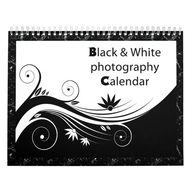 Black & white photography calendar (Cover)