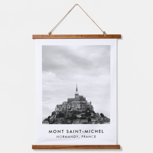 Black  White Photography France Wall Hanging Tapestry