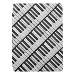 Black &amp; White Piano Keys iPad Pro Cover