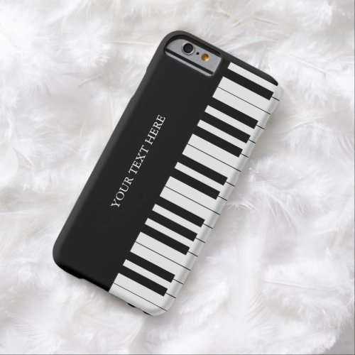 Black  White Piano Keys  Music Fan Gifts Barely There iPhone 6 Case