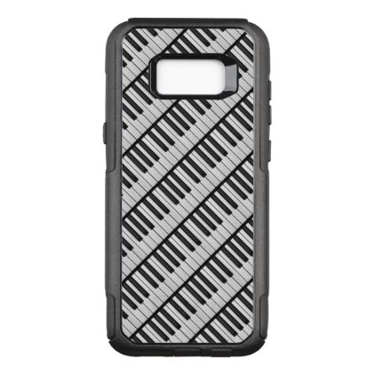 Black &amp; White Piano Keys OtterBox Commuter Samsung Galaxy S8+ Case