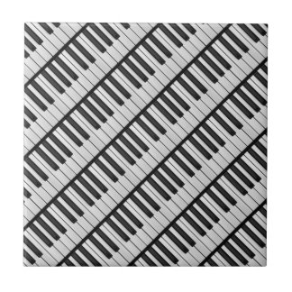 Black & White Piano Keys Tile