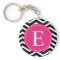 Black White Pink Chevron Custom