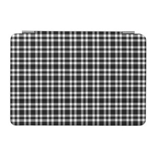 Black White Plaid Pattern iPad Mini Cover