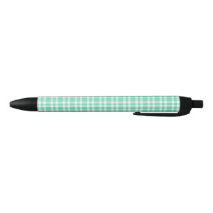 Black White Plaid Pattern Pen