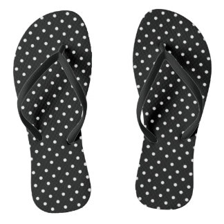 black & white poke dots sandals retro rockabilly