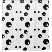 Black & White Polka Dot Pattern Design