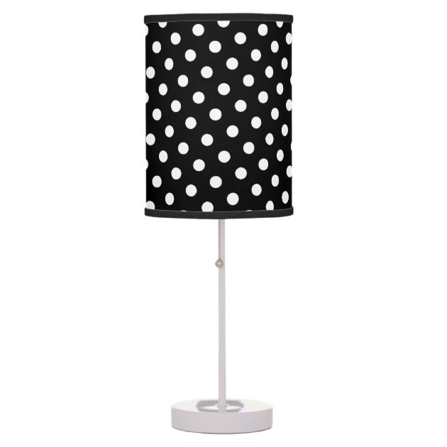 polka dot table lamp