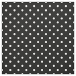 Black White Polka Dot Spot Pattern Fabric