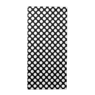 Black White polka dot tiled pattern Cloth Napkin