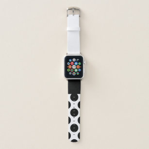 Black & White Polka dots    Apple Watch Band