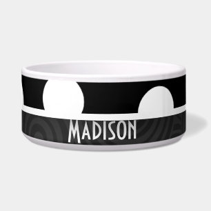 Black & White Polka Dots Bowl