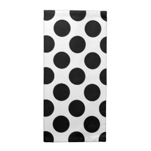 Black & White Polka dots Cloth Napkin