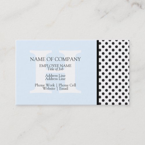 BusinessCards With Monograms  Profile Cards Business Card