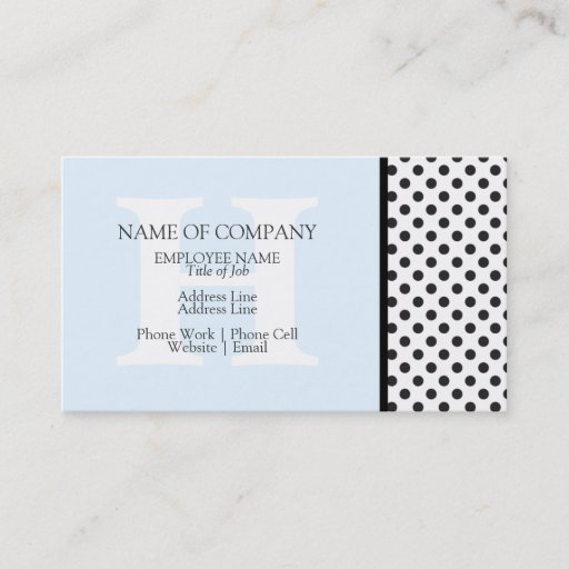 Customizable BusinessCards With Monograms  Profile Cards Business Card