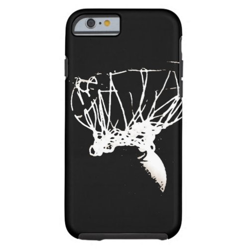 Black White Pop Art Basketball Tough iPhone 6 Case