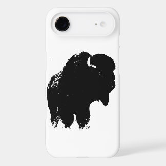 Black & White Pop Art Bison Buffalo iPhone 17 Air Case