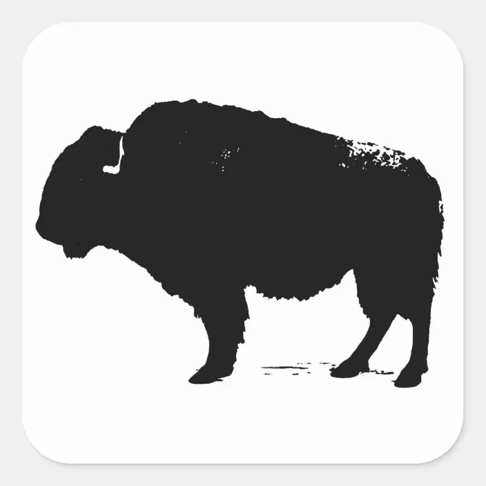 labels tags envelope seals Buffalo stickers bison 
