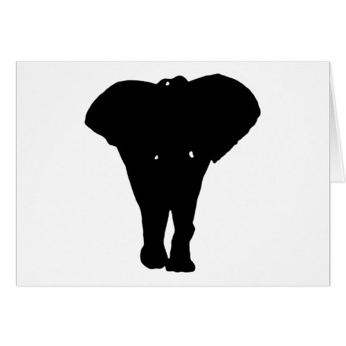 Black  White Pop Art Elephant