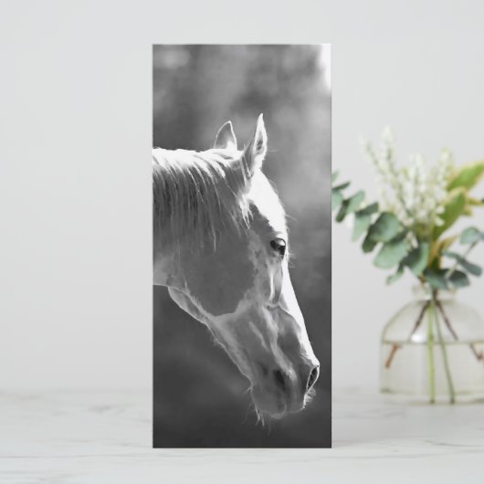 Black & White Pop Art Horse (Standing Front)