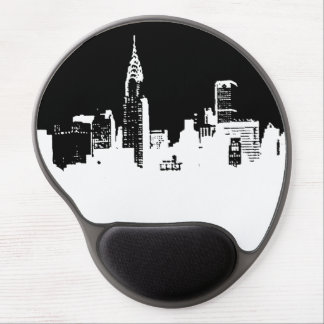 Black & White Pop Art New York City Gel Mousepad