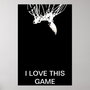 Black White Pop Art Unique Basketball Poster