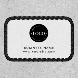 Black & White Professional Corporate Custom Logo Patch
