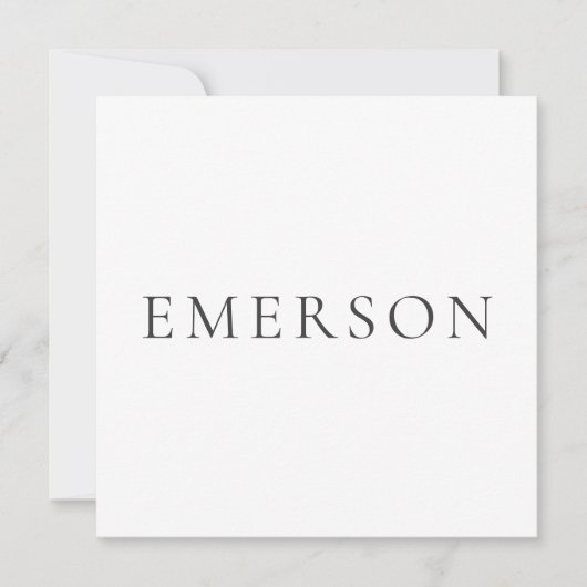 Black white professional minimalist modern plain  (Front)