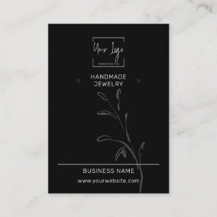 Black & White QR Fashion Jewelry Display Card