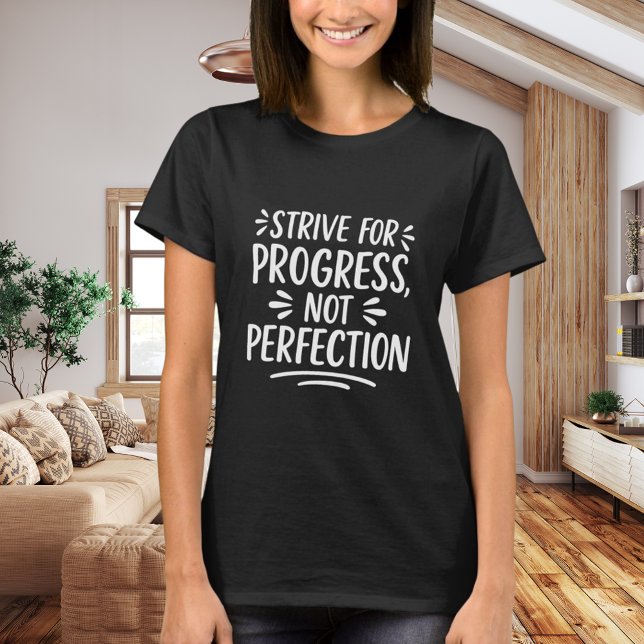Black white quote motivational  T-Shirt (Creator Uploaded)