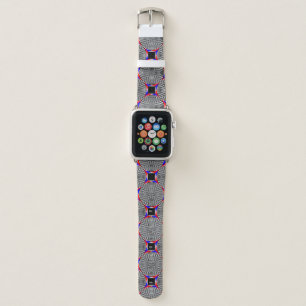 Black & White Radiation by Kenneth Yoncich Apple Watch Band