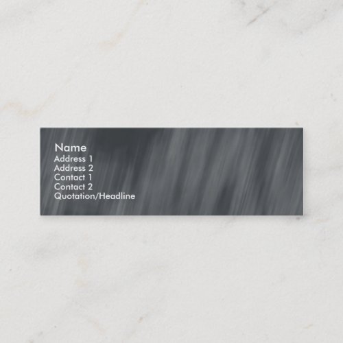 black white rain pattern skinny profile cards business card template